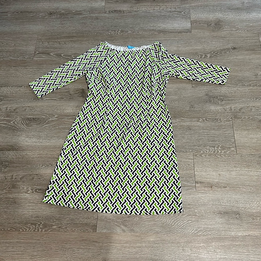 Dress from Dillards - Black, green and white size medium